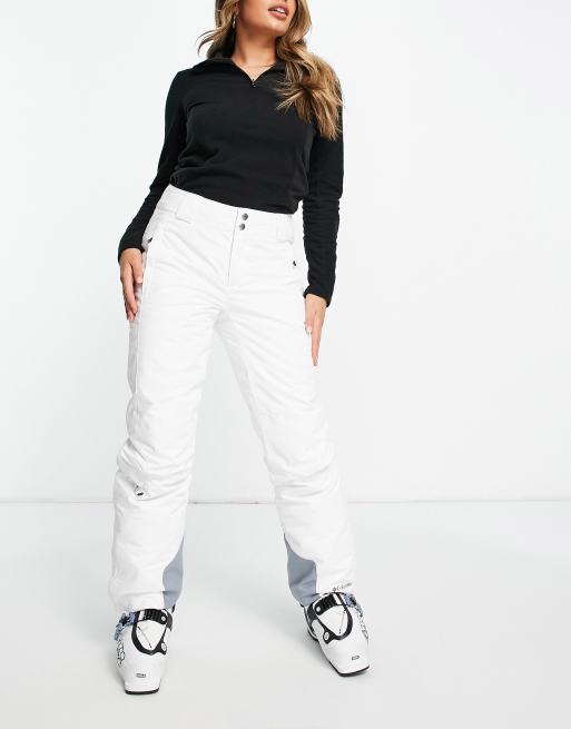 Columbia white ski pants sale