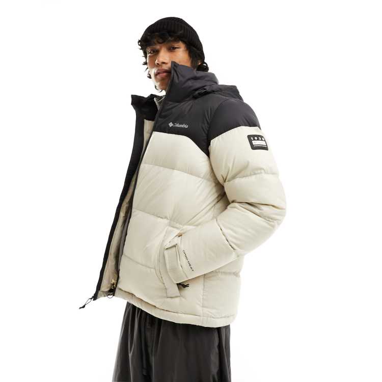 Columbia Bulo Point II packable down puffer jacket in stone