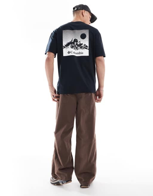 Columbia - Butte - Sort T-shirt med grafik, 4 af 4