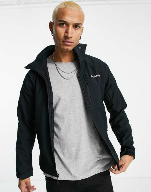 Columbia Cascade Ridge II softshell in black | ASOS