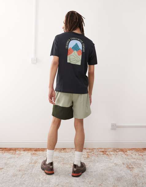 Columbia - Cavalry Trail - T-shirt nera a maniche corte con grafica - view 1