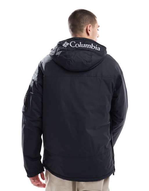 Columbia Challenger II insulated pullover in black | ASOS
