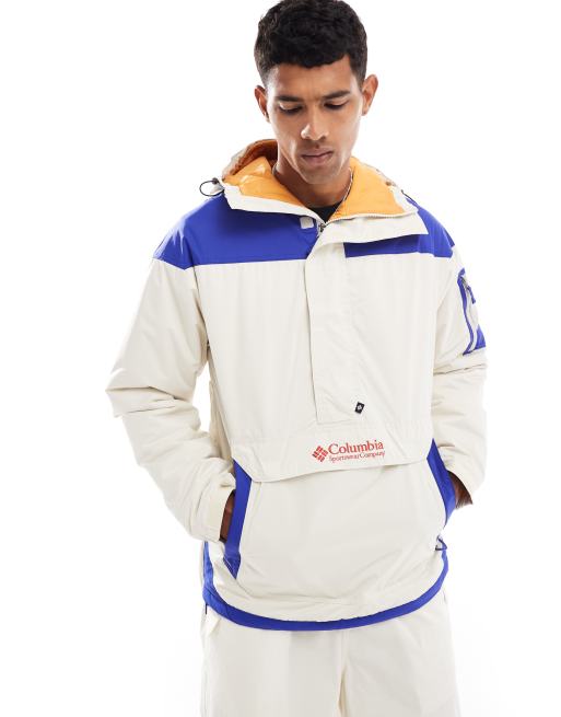 Columbia Challenger II insulated pullover in white ASOS
