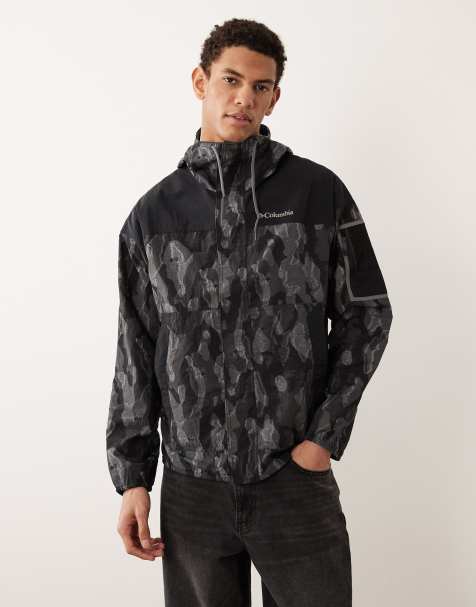 Columbia Challenger II novelty windbreaker in black - view 1