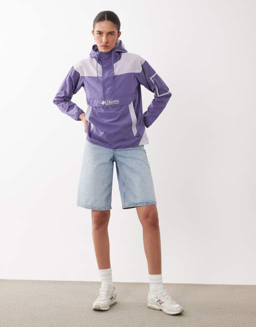 Columbia Challenger II windbreaker in purple, 2 of 4