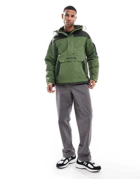 Columbia Challenger insulated pullover jacket in green - view 1