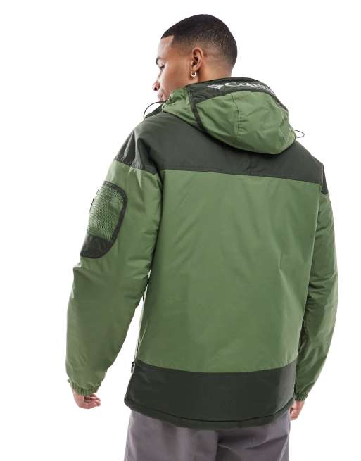 Columbia Challenger insulated pullover in green