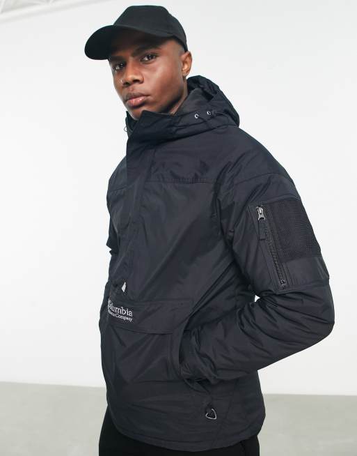 Columbia challenger store pullover jacket black