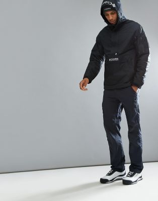 columbia black challenger pullover jacket