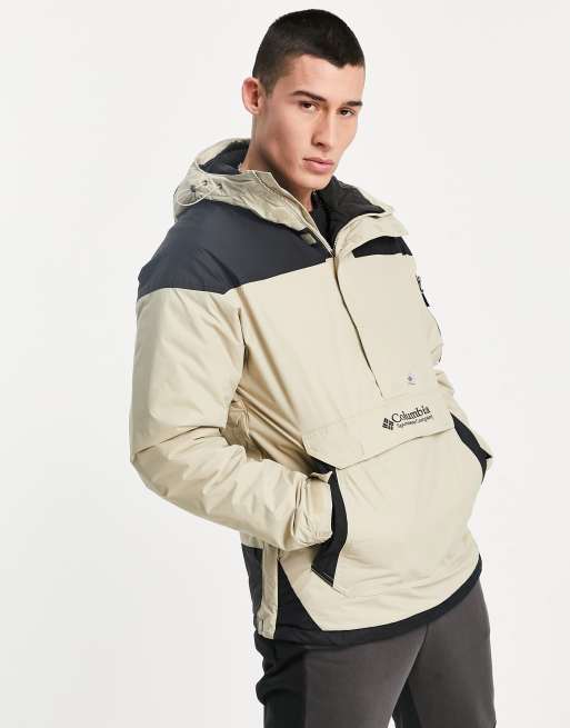 Columbia Challenger Pullover jacket in beige ASOS