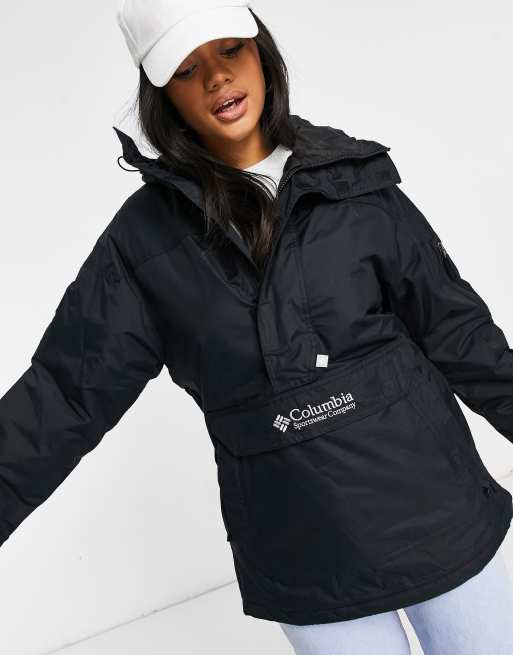 Columbia challenger pullover hot sale jacket in black