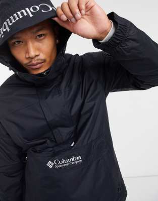 columbia challenger pullover jacket black