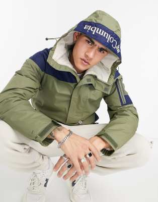 columbia pullover winter jacket