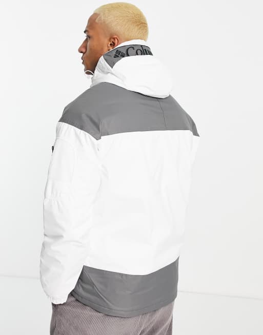 White best sale pullover jacket