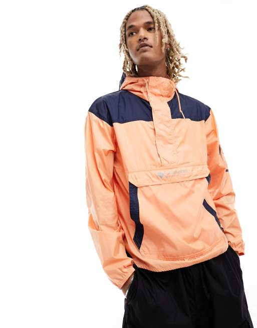  Columbia Challenger windbreaker in apricot