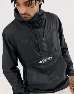 black columbia men's windbreaker