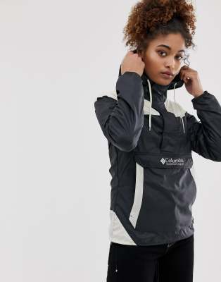 columbia challenger windbreaker in black