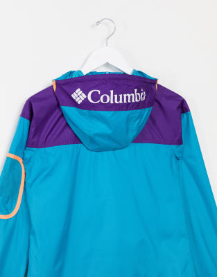 columbia blue windbreaker