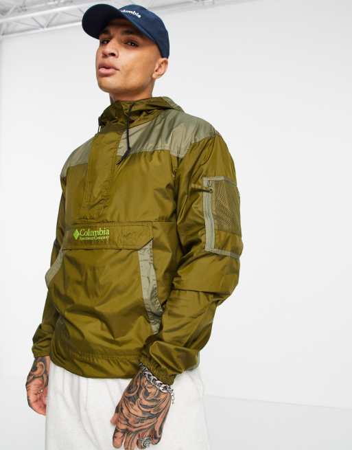 Columbia khaki on sale challenger pullover jacket