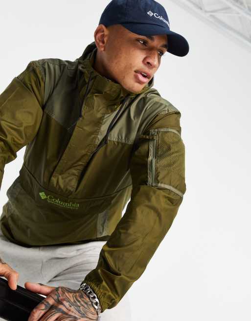 Columbia khaki cheap challenger pullover jacket