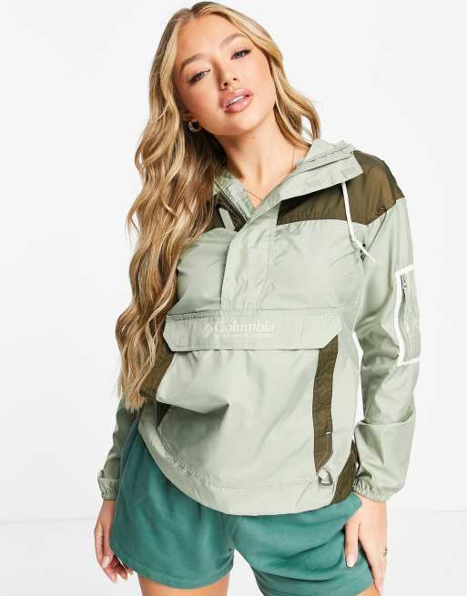 Columbia khaki on sale challenger pullover jacket