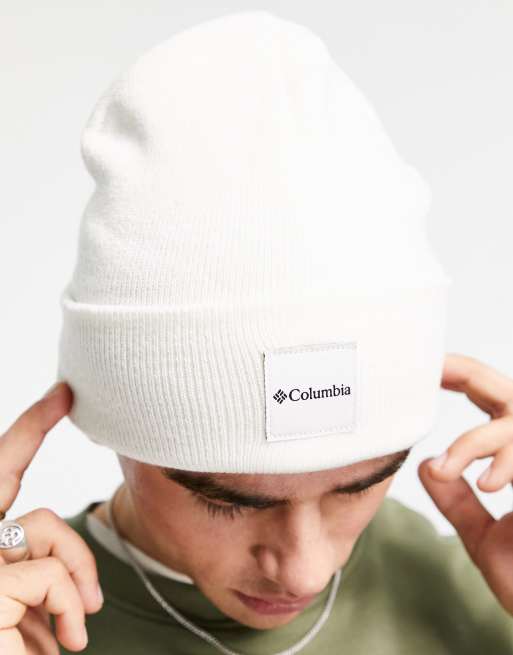 Columbia – City Trek – Beanie aus schwerem Strick in Weiß