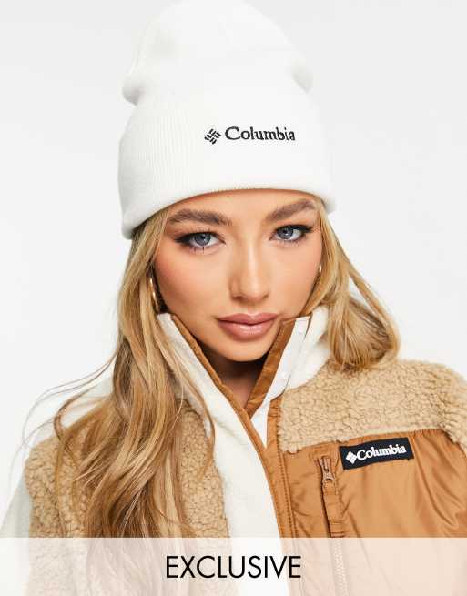 Columbia – City Trek – Biała czapka beanie – tylko w ASOS 