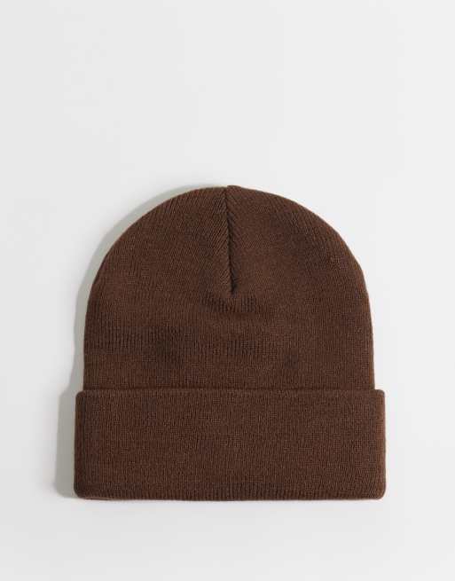 Columbia City Trek heavyweaight beanie in brown, 3 of 3