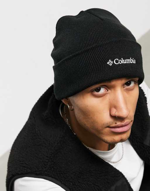 black columbia beanie