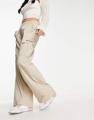 Calvin Klein Jeans loose cargo pants in landscape print