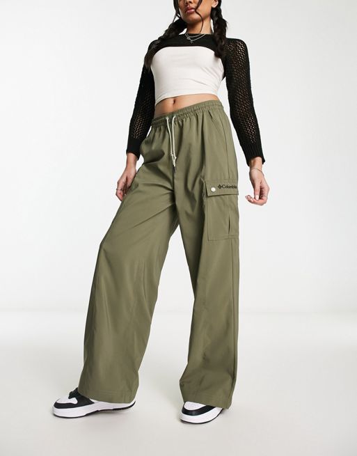 ASOS DESIGN oversized cargo trouser in olive