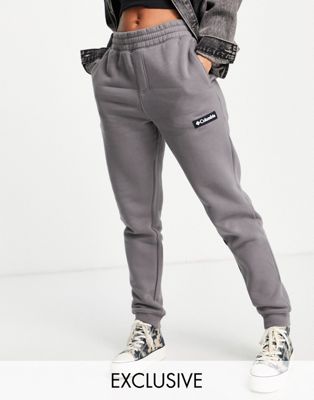 Columbia Cliff Glide joggers in grey Exclusive at ASOS