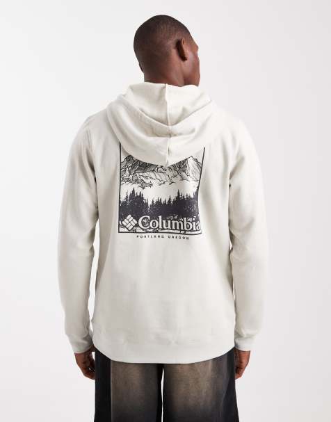 Columbia Columbia trek graphic hoodie in brown - view 1