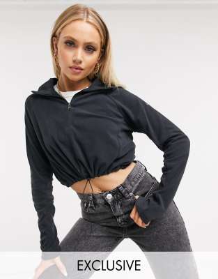 columbia cropped fleece