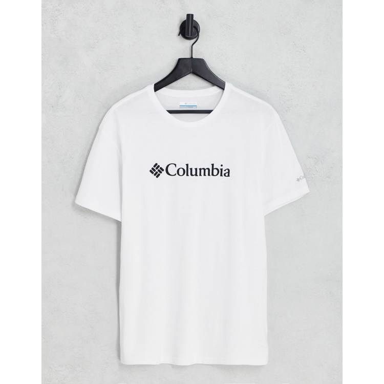 columbia white t shirt