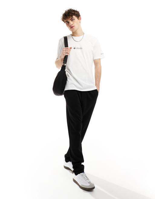 Columbia - CSC Basic - Cropped T-shirt met logo in wit, exclusief bij ASOS, 3 van 4