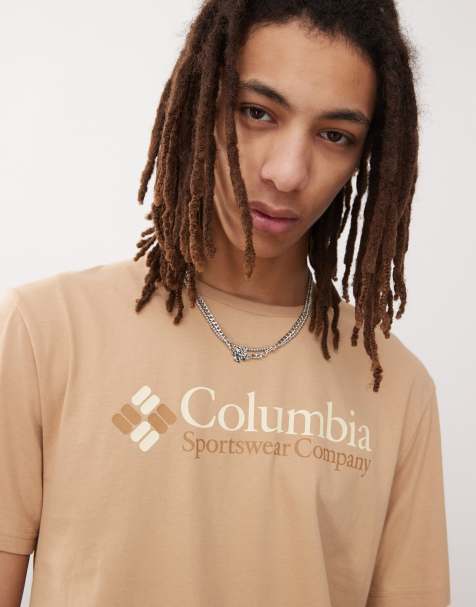 Columbia CSC Basic Logo short sleeve in tan - view 1