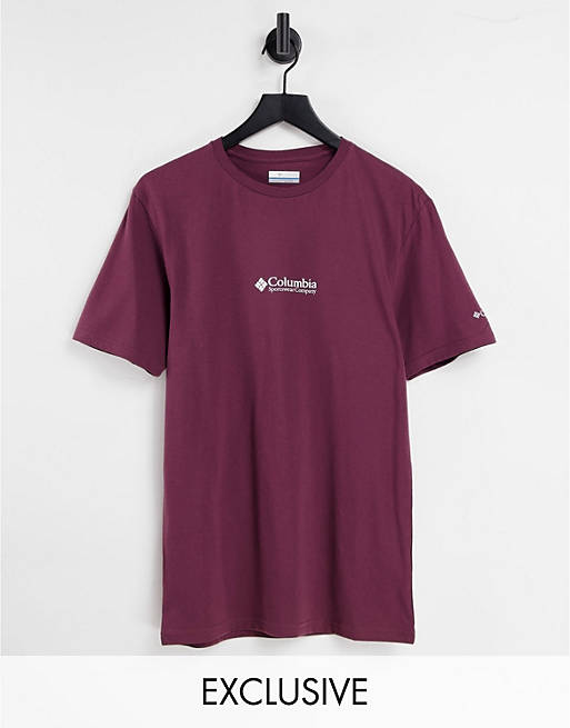 Columbia CSC Basic Logo t-shirt in burgundy Exclusive at  