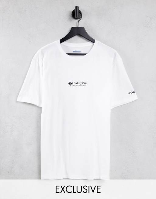 Columbia white sales t shirt