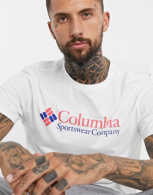 Columbia CSC Basic Logo t-shirt in white