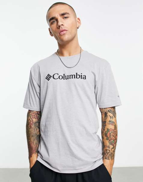 Columbia – CSC Basic – Szary t-shirt z logo - view 1