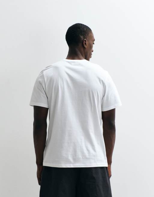 Columbia CSC basic t-shirt in white, 4 of 5