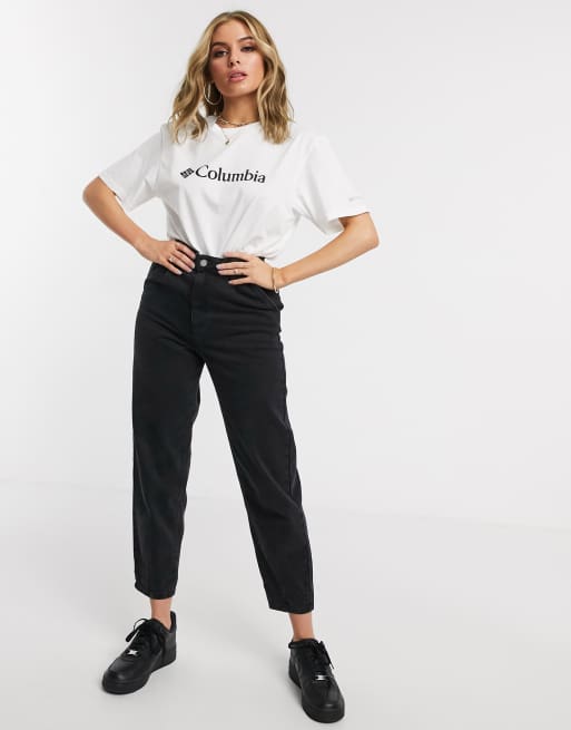 Columbia - CSC - Basic T-shirt met logo in wit