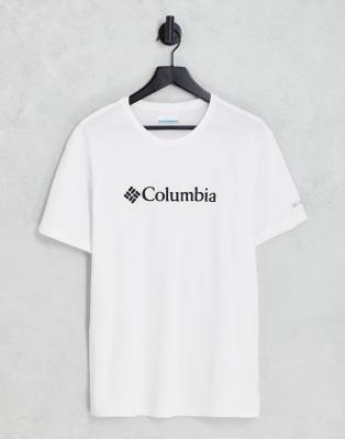 Columbia – CSC - Basic – Vit t-shirt med logga framtill - view 1