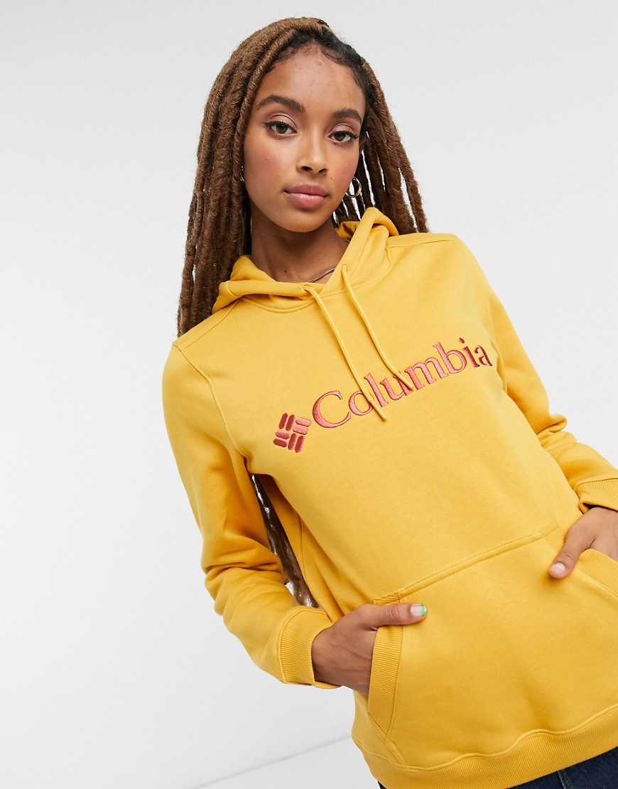 Columbia CSC basis logo hættetrøje mustard-Gul