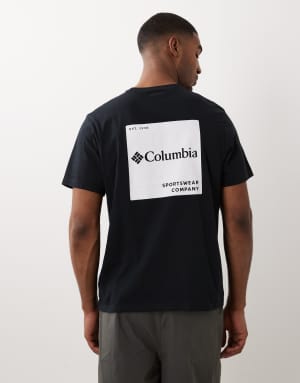 Columbia CSC box logo back t-shirt in black