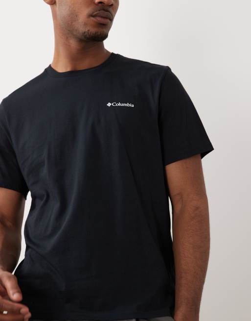 Columbia CSC box logo back t-shirt in black, 5 of 5