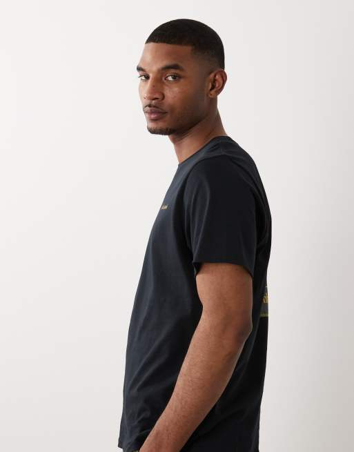Columbia CSC box logo back t-shirt in black, 4 of 5