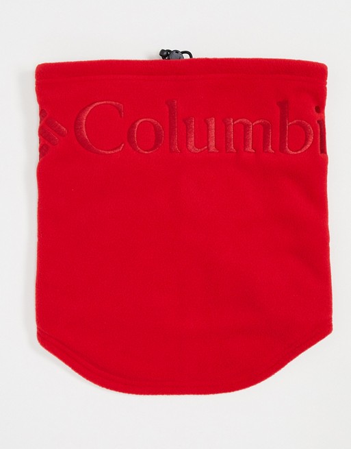 Columbia CSC fleece gaiter in red