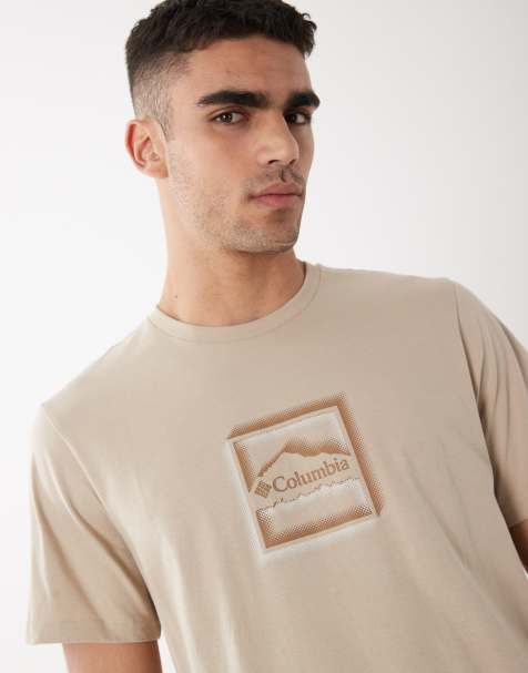 Columbia CSC graphic t-shirt in beige
